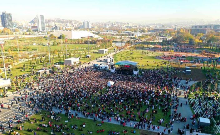 Başkent Millet Bahçesi hafta sonu birçok etkinliğe ev sahipliği yaptı