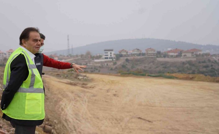 Bilecik’in en büyük parkı için dolgu çalışması başladı