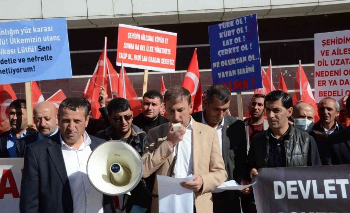 Bitlis’teki şehit ailelerinden İYİ Parti’li Türkkan’a tepki