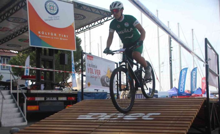 Dağ bisikletleri Bodrum’da yarıştı