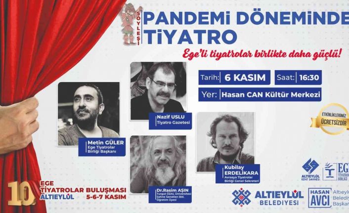 Ege tiyatroları Altıeylül’de buluşuyor