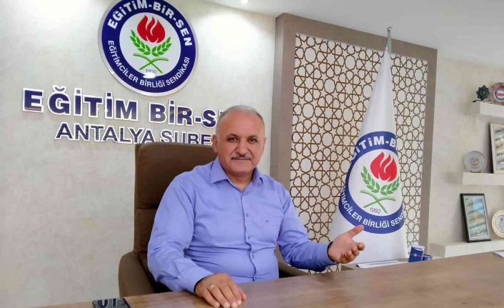 Eğitim Bir Sen Antalya Şube Başkanı Miran: ”Fırsat eşitliği için okullara kaynak aktarılmalı”