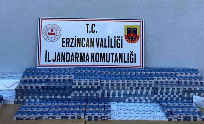 Erzincan’da 2 bin 886 paket kaçak sigara ele geçirildi