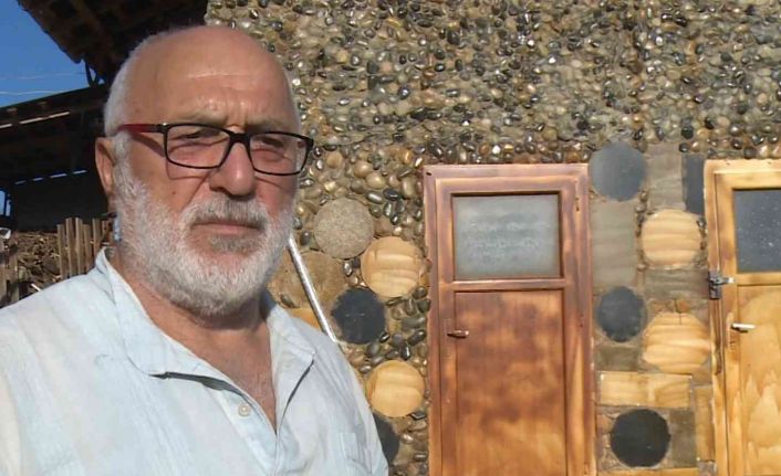 Evinin dış cephe mantolaması için 8 bin lira istenince mantolamayı kendi yöntemiyle yaptı