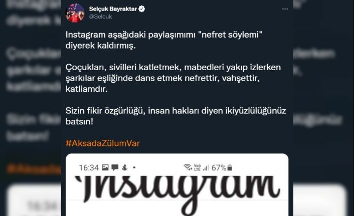 Facebook’un Türkiye’den Sorumlu Direktörü Alameddin: "Selçuk Bayraktar’ın Filistin paylaşımının silinmesi otomasyon hatasıydı"