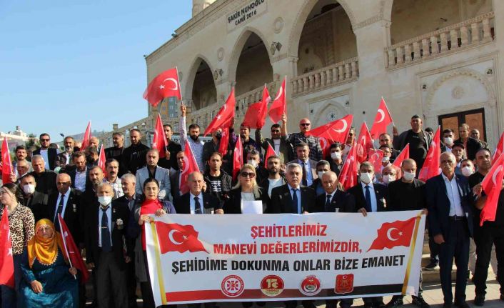 Gara şehidi polis memuru Vedat Kaya’nın babası Şehmuz Kaya ve şehit aileleri derneğinden Türkkan’a tepki