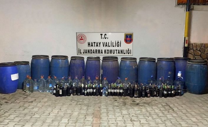 Hatay’da sahte alkol operasyonu