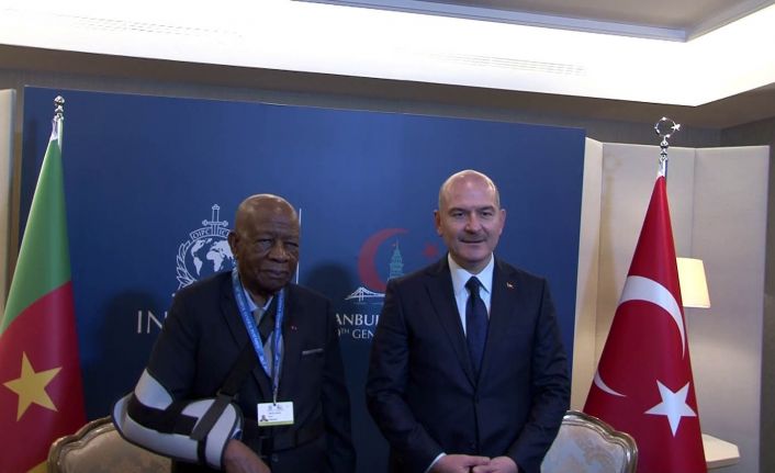 İçişleri Bakanı Soylu, Kamerun Ulusal Güvenlikten Sorumlu Yüksek Temsilcisi ile görüştü