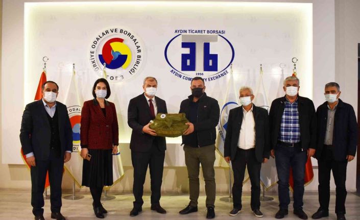 İl Milli Eğitim Müdürü Okumuş, Aydın Ticaret Borsası Başkanı Çondur ile bir araya geldi