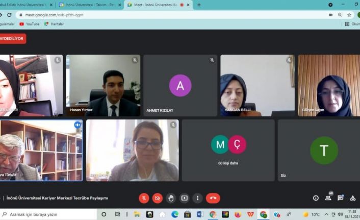 İnönü Üniversitesinde “Tecrübenin Paylaşımı” isimli çevrim içi seminer