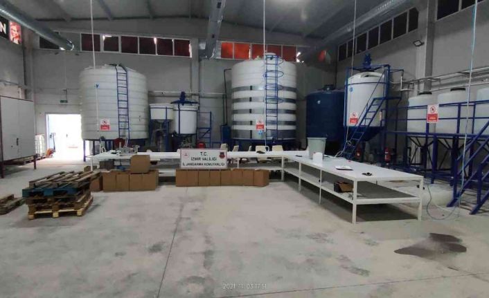 İzmir’de sahte içki operasyonu
