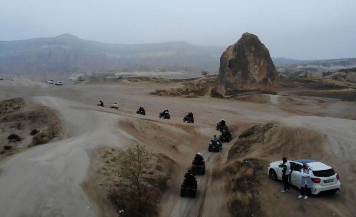 Kapadokya’yı havadan göremeyince, karadan gezdiler