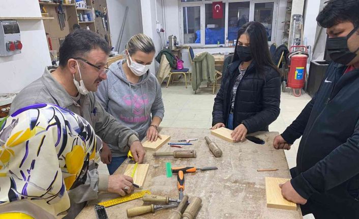 KASMEK’in ahşap restorasyon kursunda uygulamalı eğitimler başladı