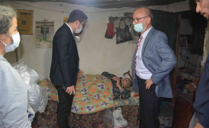 Manyas’ta engelli kadına hasta yatağı