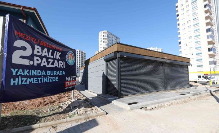 Mezitli Belediyesi ikinci balık pazarının açılışı için gün sayıyor