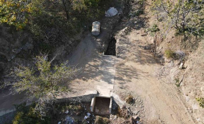 Nazilli Belediyesi, Şimşelli’de menfez yapım işi gerçekleştirdi