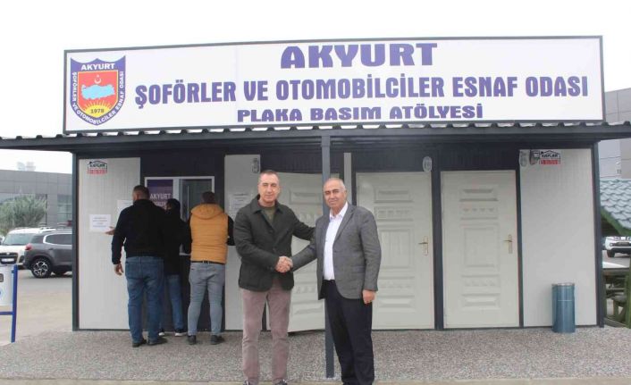 OTONOMİ’de plaka basım atölyesi açıldı