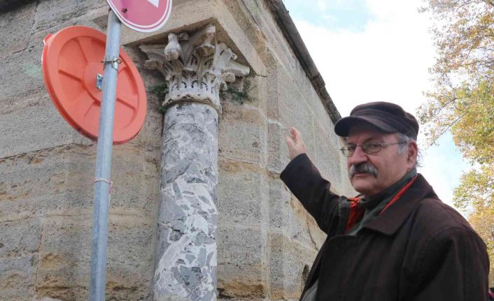 Selimiye Camii’ndeki 2 bin yıllık ’Zeus tapınağı’ sütunu asırlara meydan okuyor