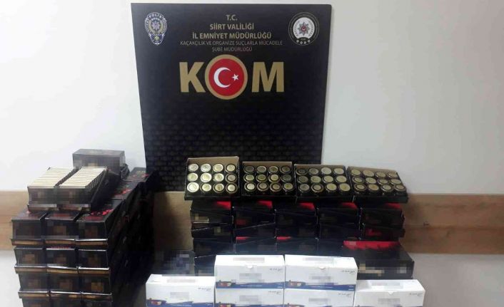 Siirt’te kaçak bin 220 adet cinsel güç arttırıcı ürün ele geçirildi