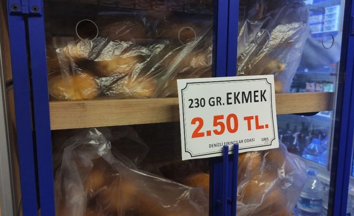 Tartışmalı zam hayata geçti, Denizli’de ekmek 2.5 TL oldu