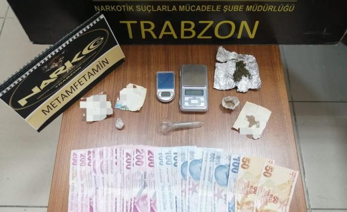 Trabzon’da uyuşturucu operasyonu: 2 gözaltı