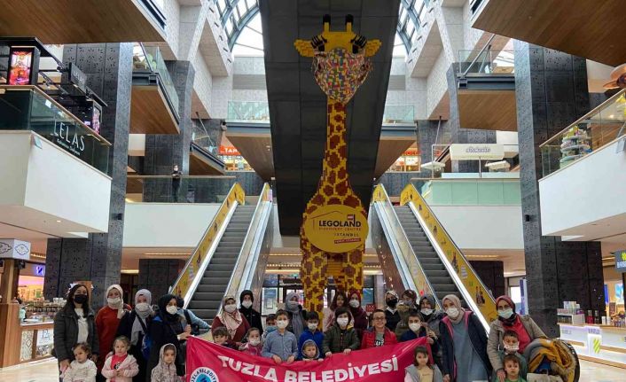 Tuzla’da AÇEM’Lİ çocuklar ara tatilde doyasıya eğlendi