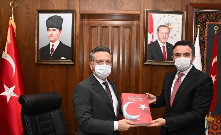 Vali Aksoy’a, İl Müdürü Turan’dan anlamlı katalog