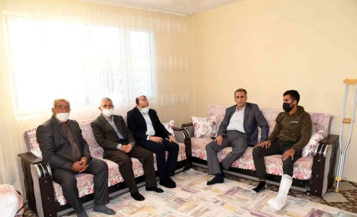 Vali Mahmut Çuhadar’dan yaralı Uzman Çavuş Hakan Çakmak’a ziyaret