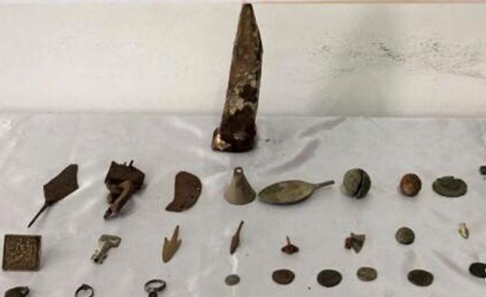 Ardahan’da Bizans ve Orta Çağ dönemine ait 39 tarihi eser ele geçirildi