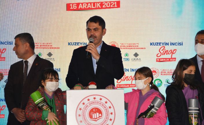 Bakan Kurum: “Son 20 yılda Sinop’a 21 milyar lirayı aşkın yatırım yaptık”