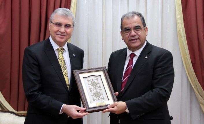 Başkan Yüce, KKTC Cumhurbaşkanı Ersin Tatar ile de bir araya geldi