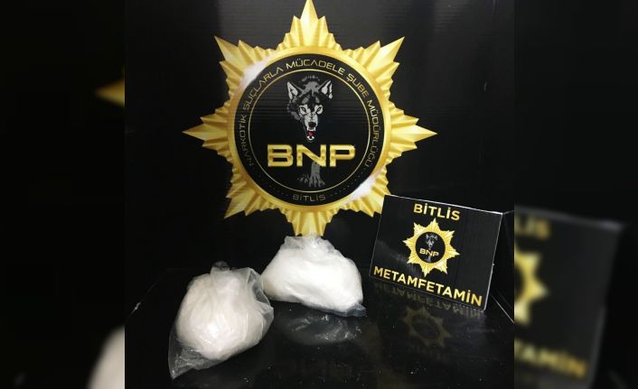 Bitlis’te 813 gram metamfetamin ele geçirildi