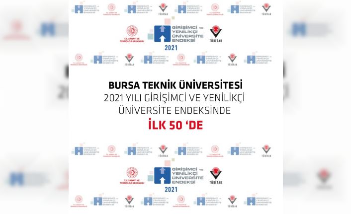 BTÜ, TÜBİTAK 2021 yılı Girişimci ve Yenilikçi Üniversite Endeksi’nde ilk 50’de