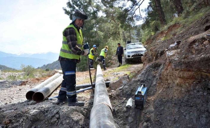 Büyükşehir’den Fethiye’nin kırsal Mahallesi Söğütlü’ye içme suyu