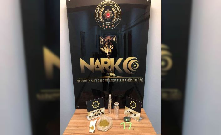 Çanakkale’de uyuşturucu operasyonu