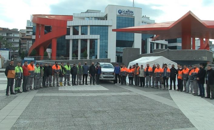Canik Belediyesi personeline afet eğitimi