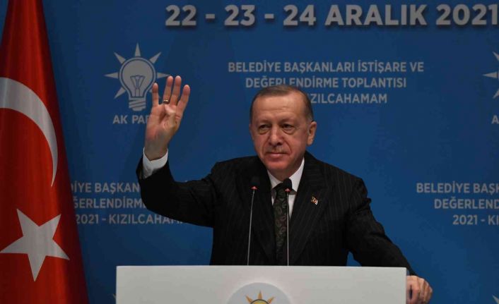 Cumhurbaşkanı Erdoğan, belediye başkanlarına hitap etti: "Tüm çalışmalarınızı 2023 seçimlerine göre ayarlamanız gerek"