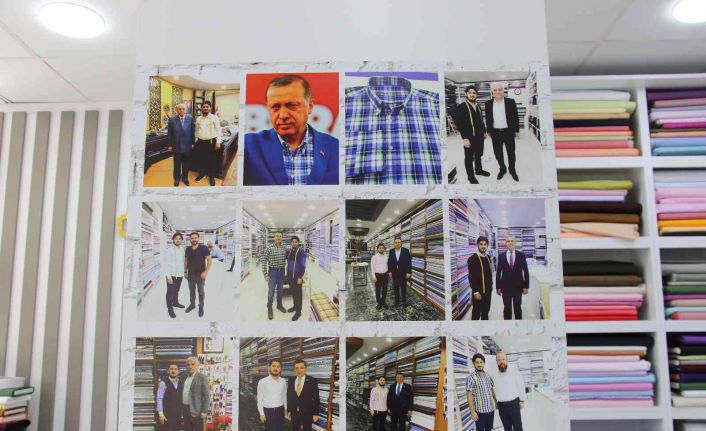 Cumhurbaşkanı Erdoğan ve birçok siyasetçinin özel dikim gömlekleri onun elinden çıkıyor