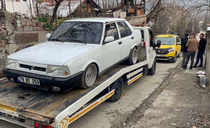 Dur ihtarına uymayan sürücüye para cezası kesildi