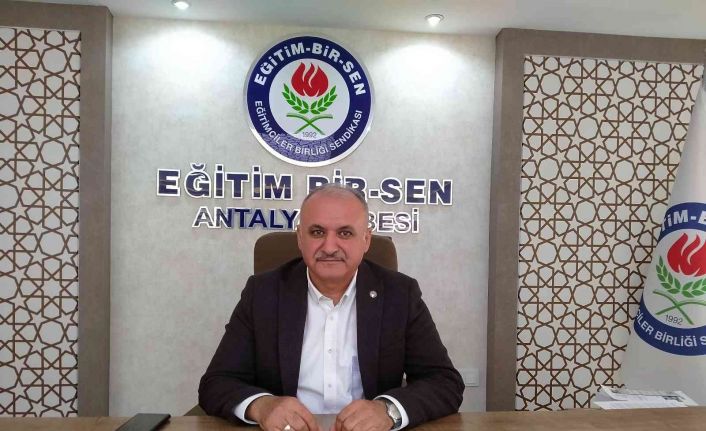 Eğitim Bir Sen Antalya Şube Başkanı Miran: “Memur ve emekli ek zam bekliyor”