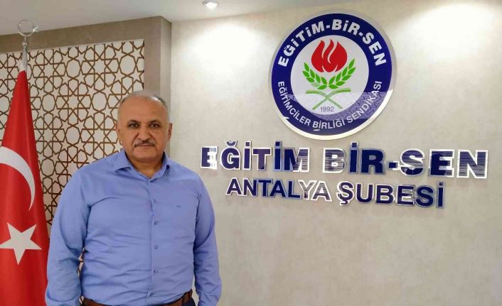 Eğitim Bir Sen Antalya Şube Başkanı Miran: “Öğretmenlik Meslek Kanunu idarecileri de kapsamalı”