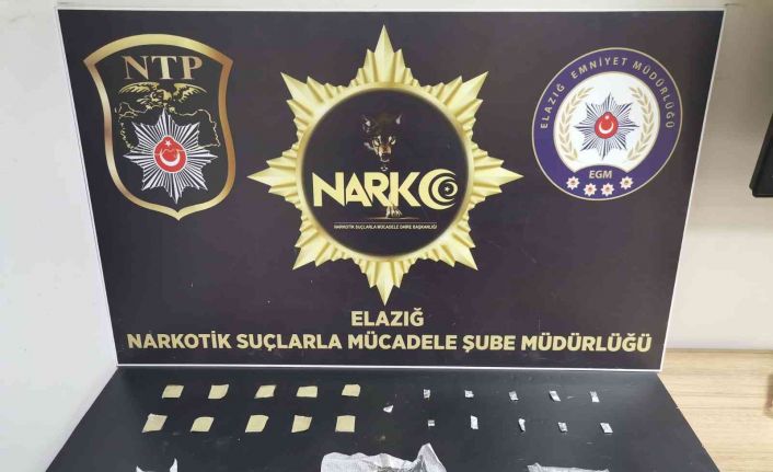 Elazığ’da uyuşturucu ticareti yapan şüpheli tutuklandı