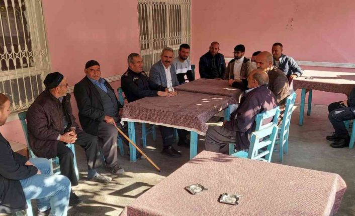 Emniyet Müdürü Ebubekir Fil, vatandaşlarla bir araya geldi