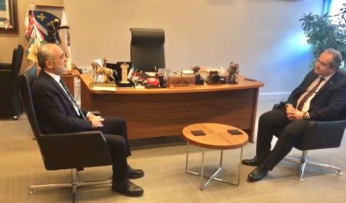 Gazi Üniversitesi Tıp Fakültesi Dekanı İlhan’dan, Cumhurbaşkanı Başdanışmanı Topçu’ya ziyaret