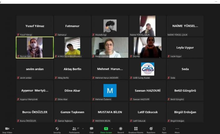 Halı tasarımı öğrencilerinin online sektör eğitimi