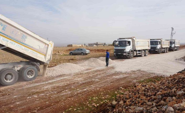 Haliliye’de Emirler mahallesine kilitli beton parke