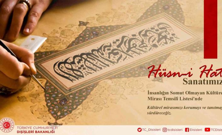 Hüsn-i Hat UNESCO tarafından insanlığın ortak mirası ilan edildi