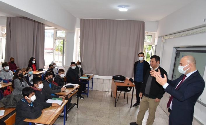 İl Tarım ve Orman Müdürü Karaca, AHENK projesi kapsamında öğrencilerle buluştu