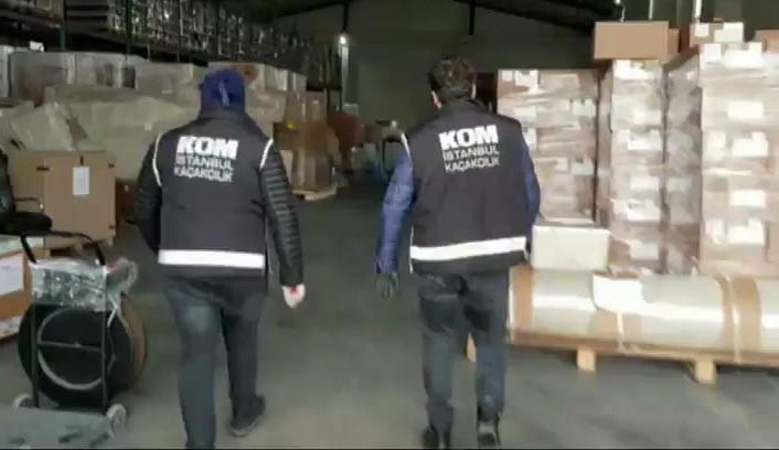 İstanbul’da 12 tonun üzerinde kaçak tütün ele geçirildi