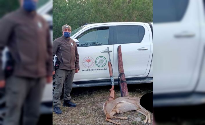 Kaçak avlanan 2 kişiye 10 bin 294 lira para cezası kesildi
